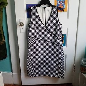 Checkered Dress NWOT